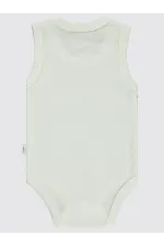 Bebek Çıtçıtlı Badi 0-24 Ay Ekru - Paket