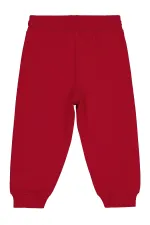 Boy's Tracksuit Bottoms 2-5 Years Red - Pack