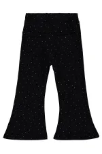 Girls' Leggings, Ages 2-5, Black - Pack