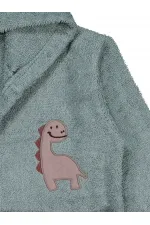 Bebek Bornoz 0-24 Ay Haki - Paket