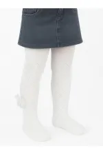 Kız Çocuk Külotlu Çorap 2-9 Yaş Ekru - Paket