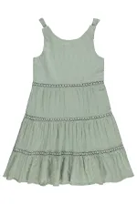 Girls' Jumpsuit and Dress, Ages 10-13, Light Green - Package