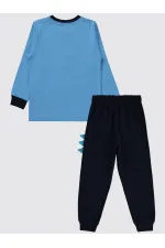 Erkek Çocuk Pijama Takımı 2-5 Yaş Lacivert - Paket