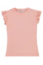 Girls' T-shirt, Ages 10-13, Light Salmon - Pack