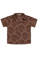 Erkek Çocuk Takım 2-5 Yaş Kahve - Paket