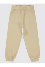 Kız Çocuk Eşofman Altı 2-5 Yaş Yulaf Sütü - Paket