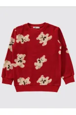 Kız Çocuk Pijama Takımı 10-13 Yaş Kırmızı - Paket