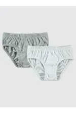 Culottes grises et blanches pour garçon - Emballage