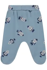 Bebek Tek Alt Bebe 0-24 Ay Buz Mavi - Paket