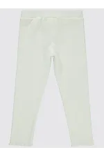 Collants pour filles de 6 à 9 ans, écru - Paquet