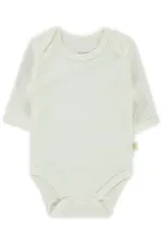 Body bébé à boutons-pression blanc 0-24 mois - Lot