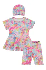 Girls' Swimsuit Set 6-13 Years Batik - Package