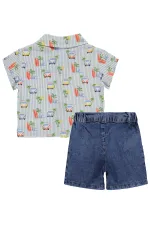 Bebek Takım 0-24 Ay Mavi - Paket