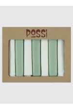 Bebek Ağız Bezi ve Mendili 0-24 Ay Yeşil - Paket