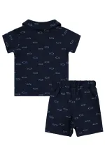 Ensemble bébé 0-24 mois bleu marine - Emballage