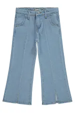 Pantalon bleu clair pour fille de 10 à 13 ans - Emballage