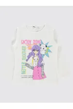 Kız Çocuk Sweatshirt 2-5 Yaş Ekru - Paket