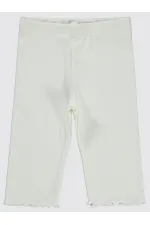 Collants pour filles de 2 à 5 ans, écru - Paquet