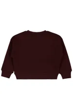 Sweat-shirt marron pour fille de 2 à 5 ans - Emballage