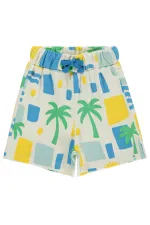 Pantalon Capri garçon, 2-5 ans, écru - Lot