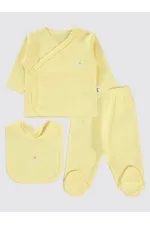 Baby Bodysuit Sets 0-24 Months Yellow - Package
