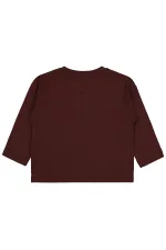 Sweat-shirt garçon bordeaux 2-5 ans - Emballage