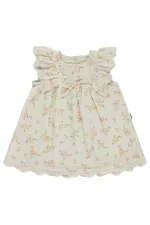 Bebek Jile ve Elbise 0-24 Ay Krem - Paket