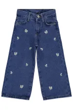 Pantalon en jean bleu pour fille, 2-5 ans - Lot