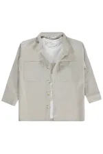 Erkek Çocuk Gömlek Set 10-13 Yaş Koyu Taş Rengi - Paket