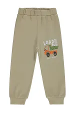 Pantalon de survêtement garçon Km 2-5 ans Beige - Lot