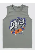 Erkek Çocuk Pijama Takımı 10-13 Yaş Gri - Paket