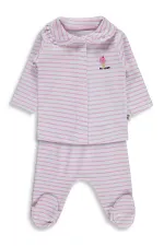 Ensemble pyjama bébé 0-24 mois blanc - Emballage Ensemble pyjama bébé 0-24 mois blanc - Emballage