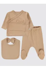 Ensemble de body bébé 0-24 mois beige - Emballage