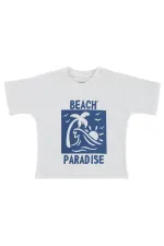 Bebek Tişört Km 0-24 Ay Ekru - Paket