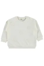 Bebek Sweatshirt 6-18 Ay Ekru - Paket