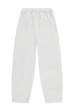 Pantalon pour fille, 10-13 ans, blanc cassé - Emballage