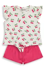 Kız Çocuk Takım 2-5 Yaş Ekru - Paket