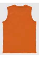 T-shirt garçon orange clair 2-5 ans - Emballage