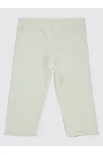 Collants pour filles de 6 à 9 ans, écru - Paquet