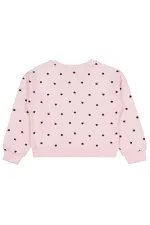 Sweat-shirt pour fille de 6 à 9 ans, couleur poudre - Emballage