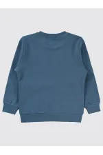 Erkek Çocuk Sweatshirt 2-5 Yaş İndigo - Paket