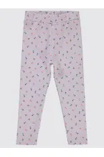 Leggings lilas pour filles de 2 à 5 ans - Emballage