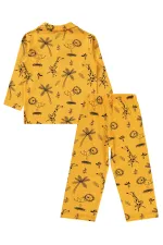 Ensemble pyjama garçon 2-5 ans moutarde - Emballage