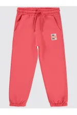 Kız Çocuk Eşofman Altı 2-5 Yaş Günbatımı Mercanı - Paket