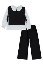 Kız Çocuk Takım 6-9 Yaş Siyah - Paket