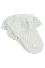 Ecru Girls' Ankle Socks - Pack Ecru Girls' Ankle Socks - Pack