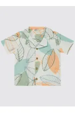 Erkek Çocuk Gömlek 2-5 Yaş Mercan - Paket