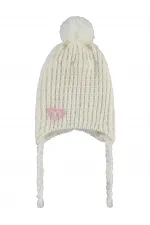 Ensemble écharpe, bonnet et gants pour fille de 2 à 5 ans, écru - Emballage