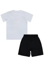 Erkek Çocuk Takım 2-5 Yaş Ekru-Lacivert - Paket