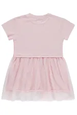 Combinaison et robe pour filles, 6-9 ans, rose poudré - Lot